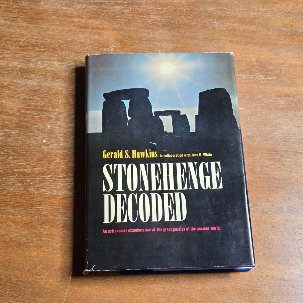 Doubleday Stonehenge Decoded Gerald S Hawkins Hardcover 1965 Astronomy Book